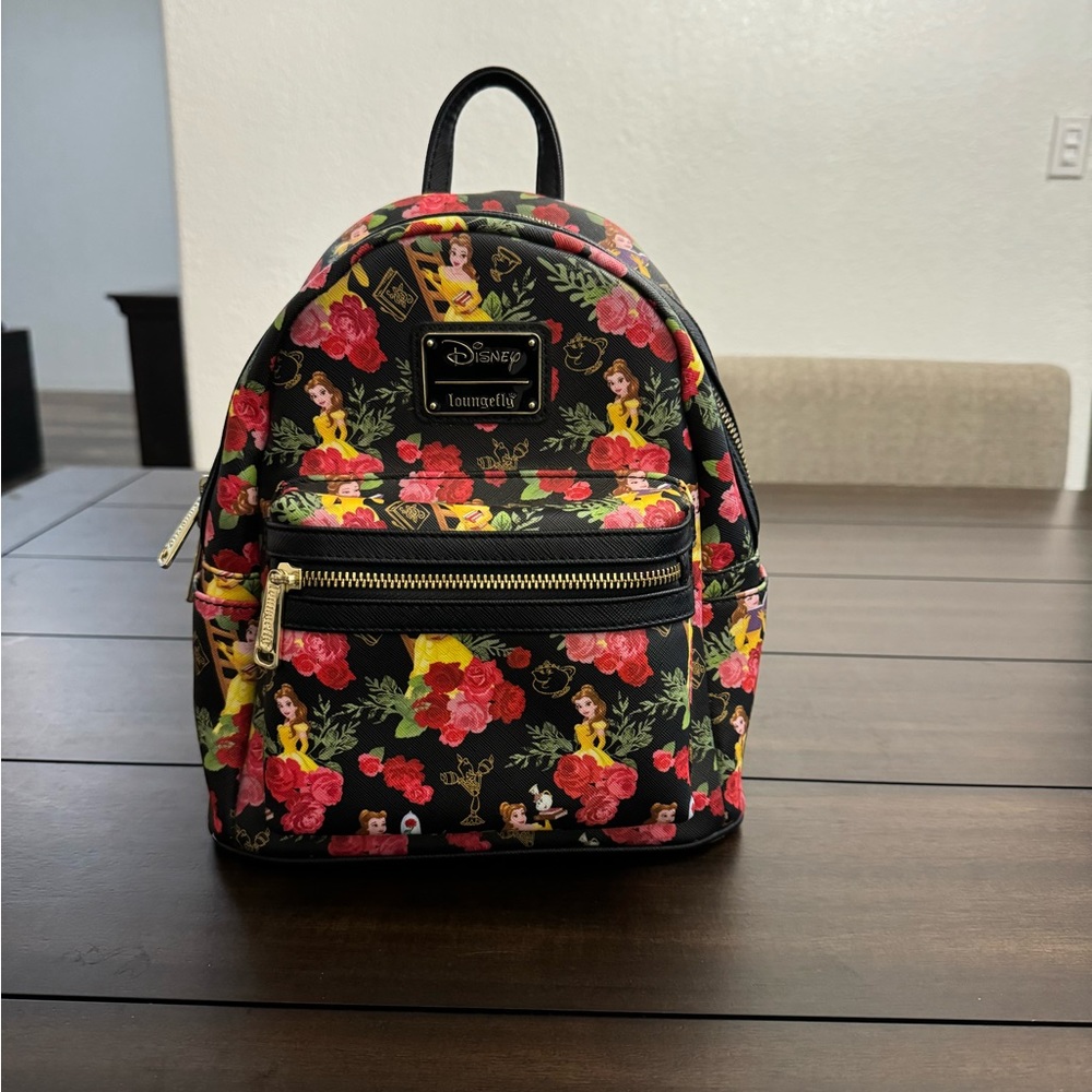 Disney Beauty and The Beast Bell Loungefly backpack, Brandnew